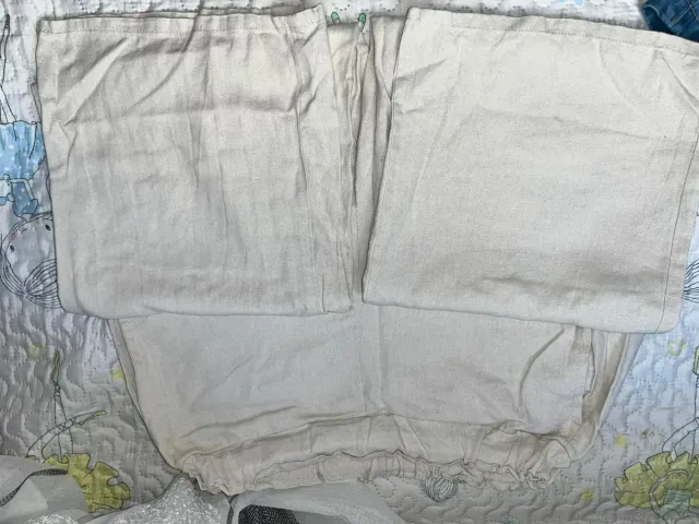 Pantalón de lino beige