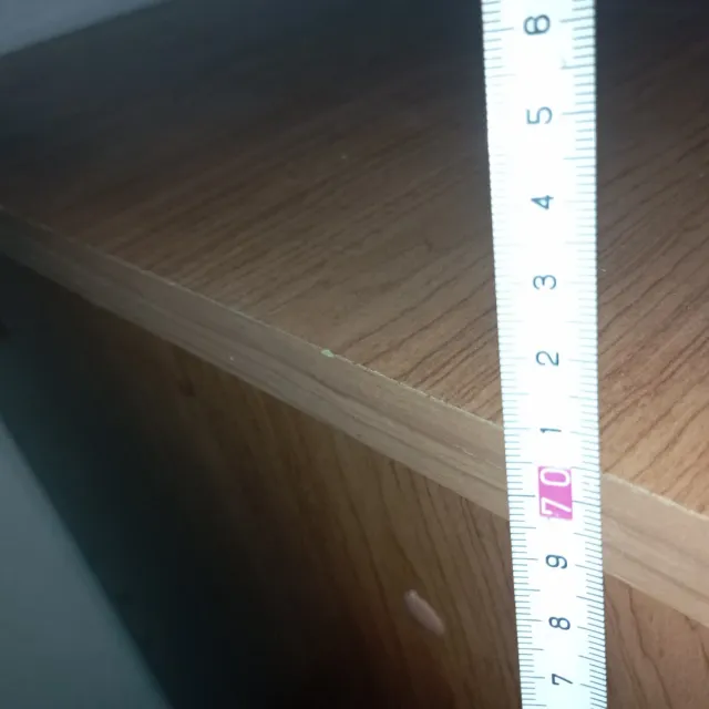 Mesa escritorio madera con ruedas