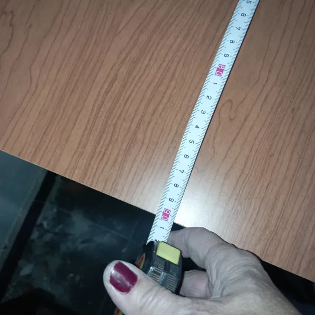 Mesa escritorio madera con ruedas