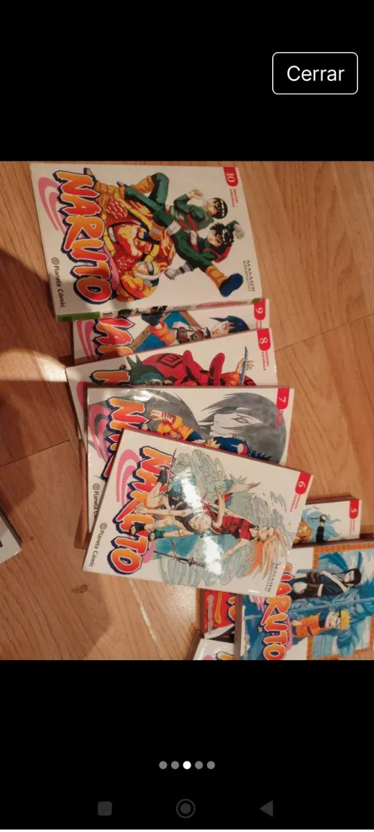 Naruto del 1 al 10 pack libro batalla