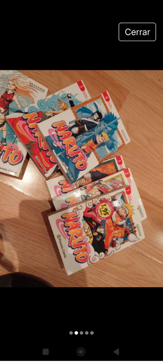 Naruto del 1 al 10 pack libro batalla