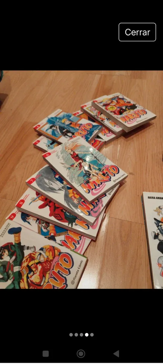 Naruto del 1 al 10 pack libro batalla