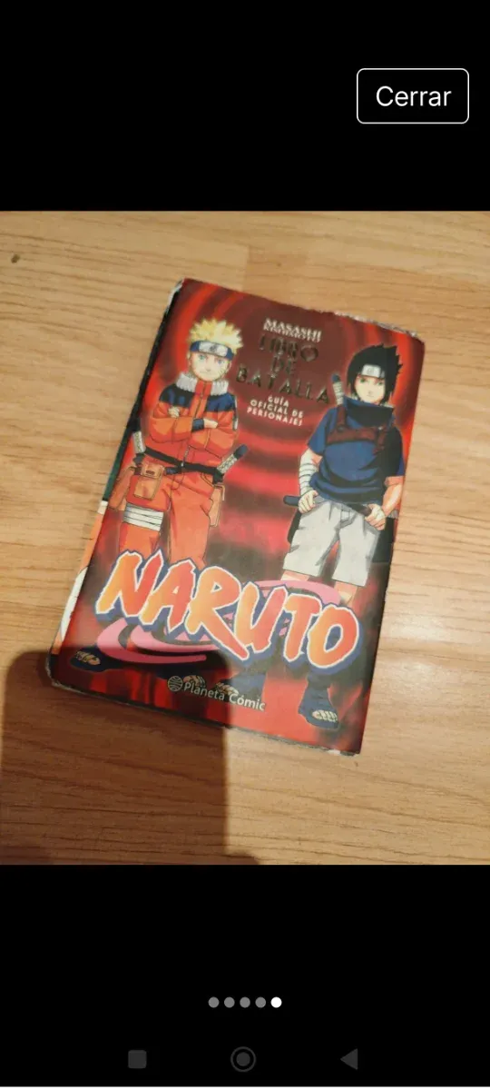 Naruto del 1 al 10 pack libro batalla