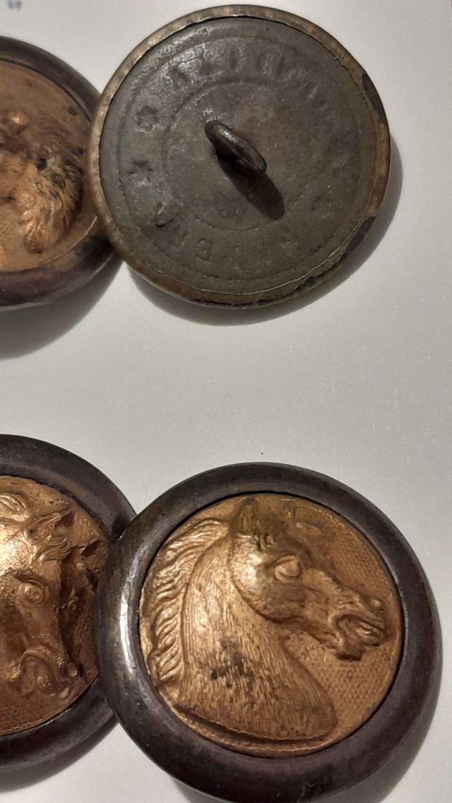 Antichi bottoni caccia, set di 10