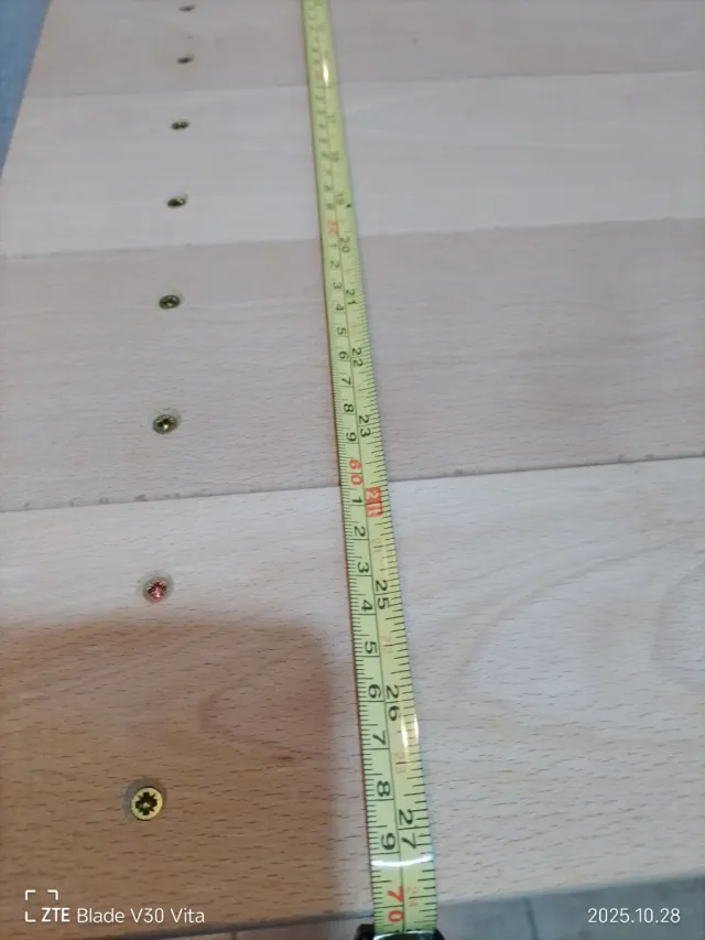 Mesa plegable madera haya maciza