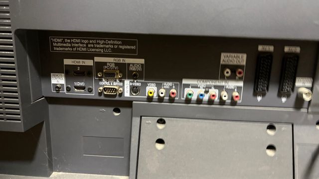 Televisión LG Negra