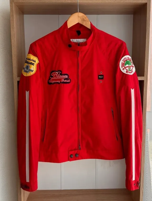 Chaqueta Blauer Motorista Roja