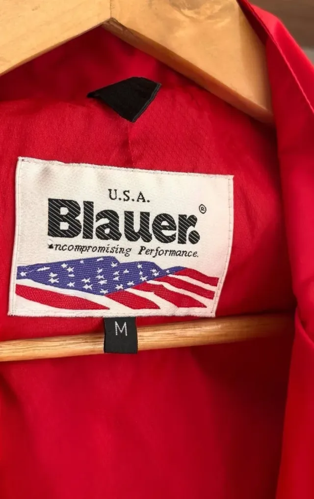 Chaqueta Blauer Motorista Roja