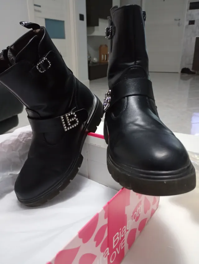 Stivaletto Bambina Laura Biagiotti nero tg33