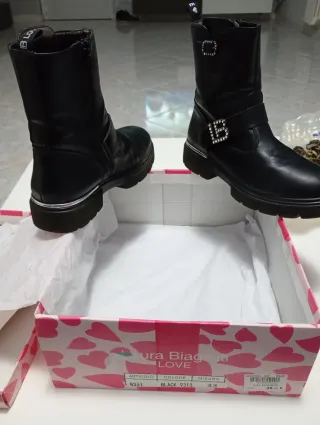 Stivaletto Bambina Laura Biagiotti nero tg33