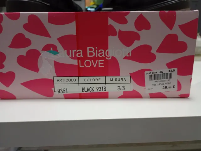 Stivaletto Bambina Laura Biagiotti nero tg33