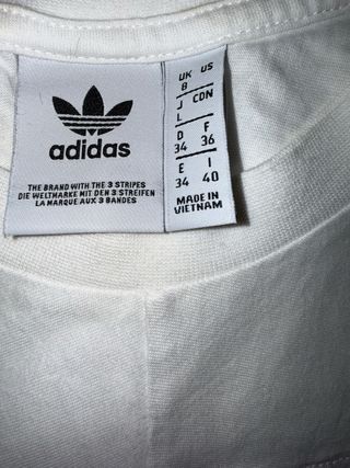 Conjunto Adidas rosa y blanco