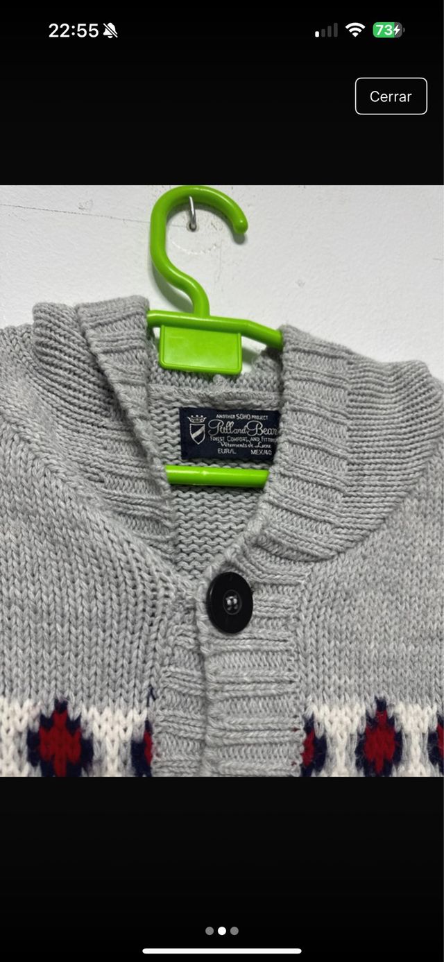 Chaqueta Pull & Bear geométrica