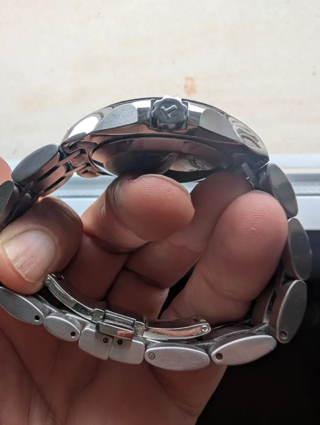 Reloj Tissot Negro y Plateado