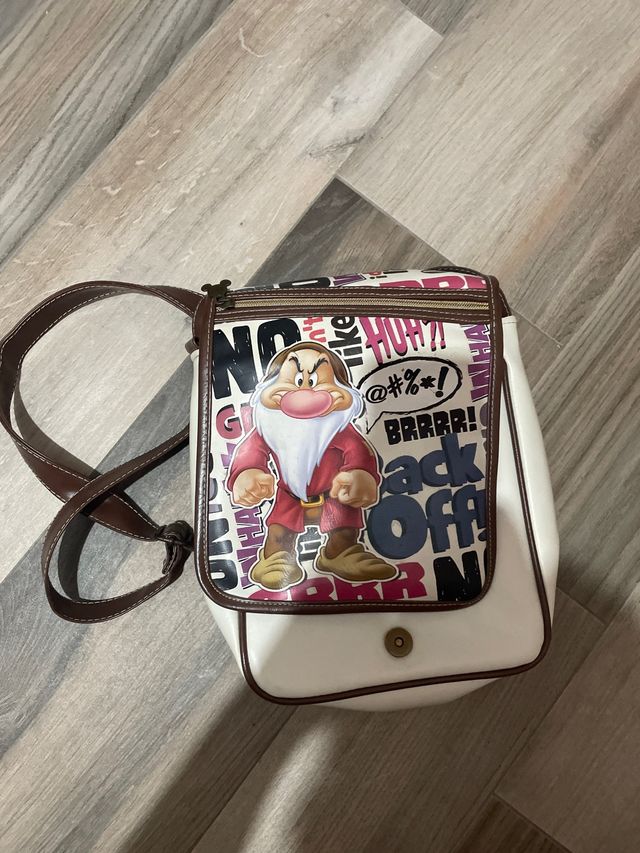 Borsello Disney Grumpy con scritte