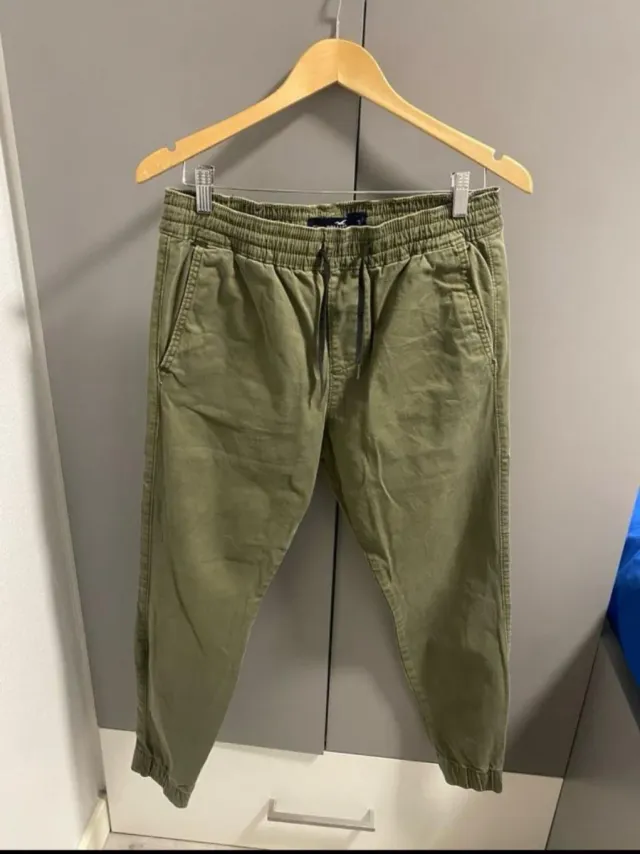 Pantalón Cargo Hollister Verde Oliva Talla M