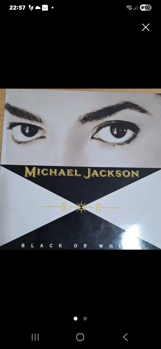 Lote Michael Jackson Black or White