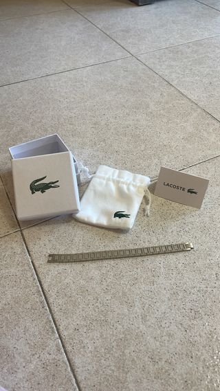 Pulsera Lacoste Plata