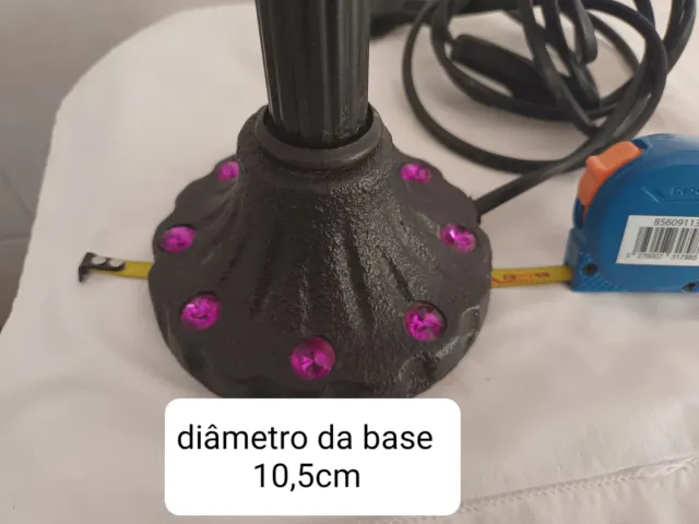 Par de candeeiros retro de mesa