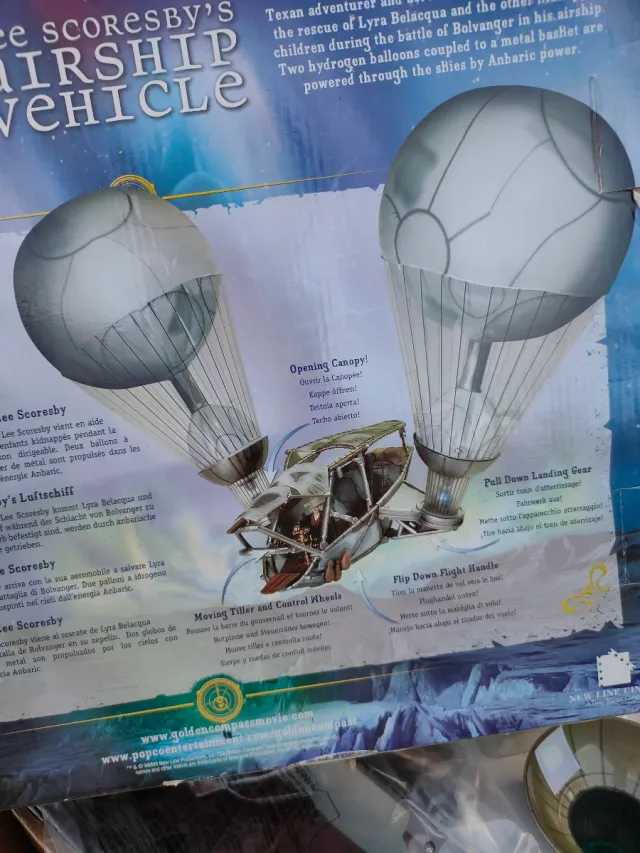 La Brújula Dorada: Vehículo Dirigible Lee Scoresby