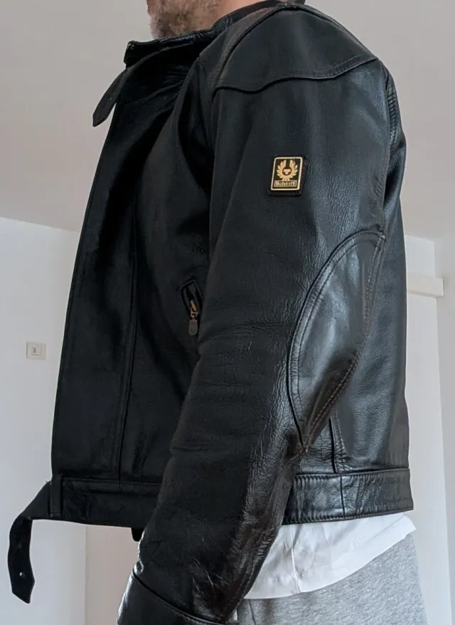 Chaqueta Belstaff Negra Motorista