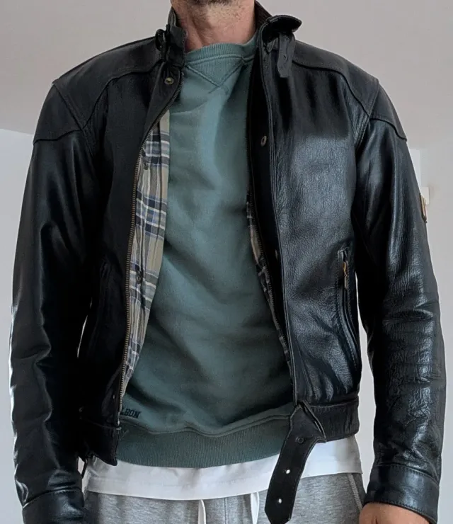 Chaqueta Belstaff Negra Motorista