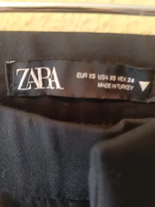 Pantalón negro Zara flare
