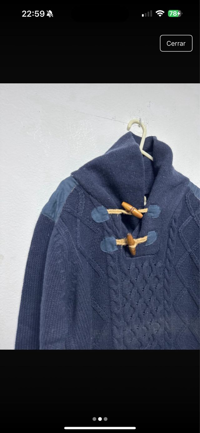 Jersey JVZ azul con trenzas