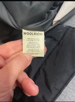 Cappotto Woolrich donna nero