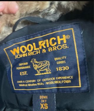 Cappotto Woolrich donna nero