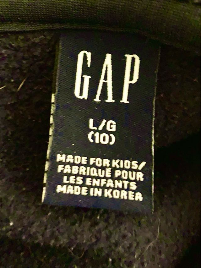 Sudadera GAP niño talla grande