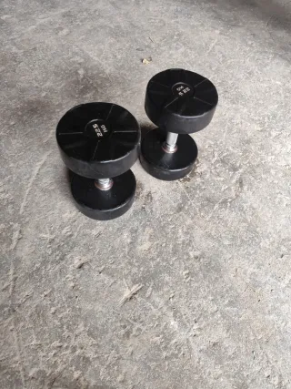 Mancuernas de caucho 22.5 kg