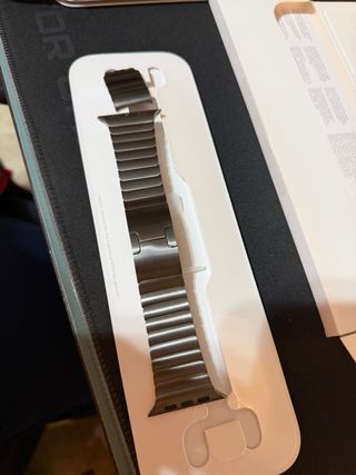 Correa eslabones Apple Watch titanio negro 46mm