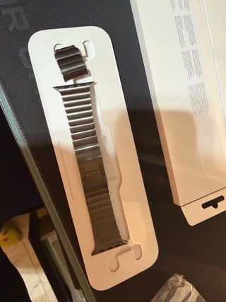 Correa eslabones Apple Watch titanio negro 46mm