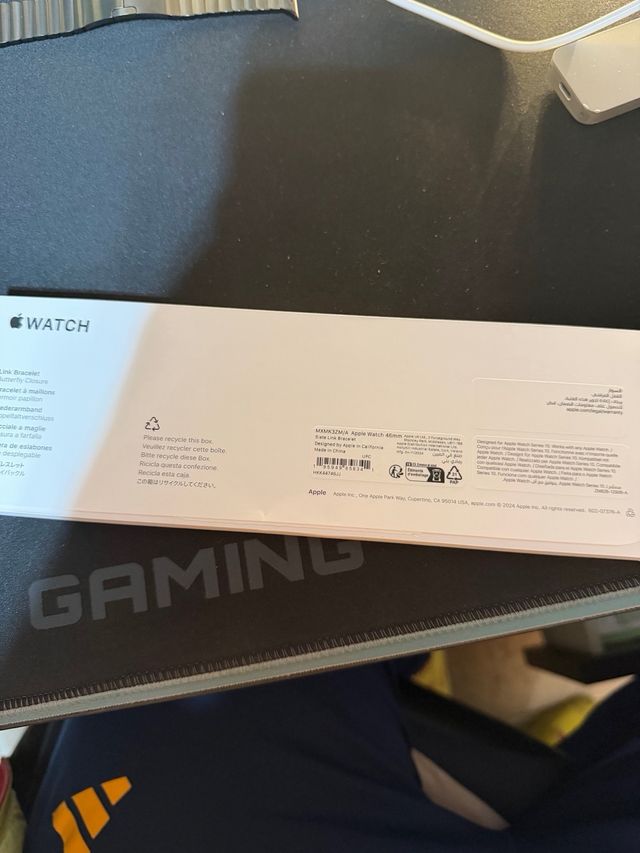 Correa eslabones Apple Watch titanio negro 46mm