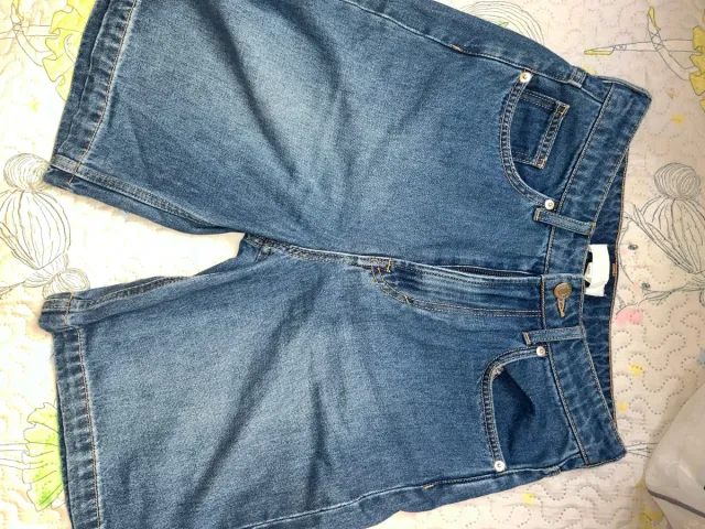 Pantalones cortos vaqueros azules