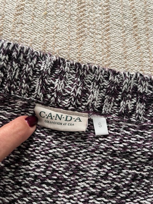 Jersey de mujer jaspeado