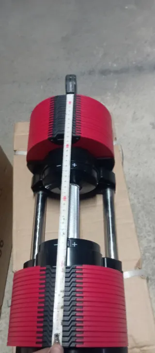 Mancuernas Ajustables de 1 en 1 kg.. 36 kg totales