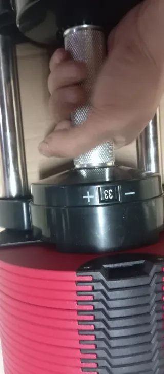 Mancuernas Ajustables de 1 en 1 kg.. 36 kg totales