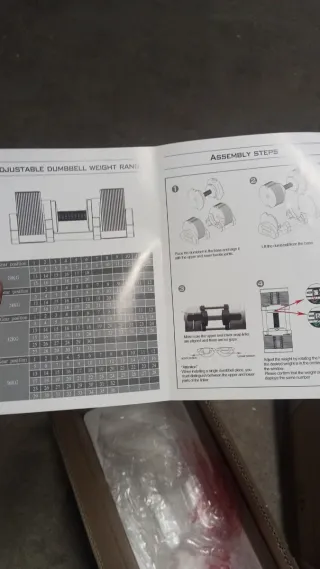 Mancuernas Ajustables de 1 en 1 kg.. 36 kg totales