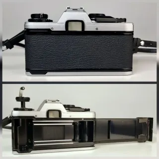 OLYMPUS OM10 Cámara analógica con MANUAL ADAPTER