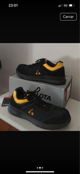 Zapatos de seguridad Bellota Talla 39