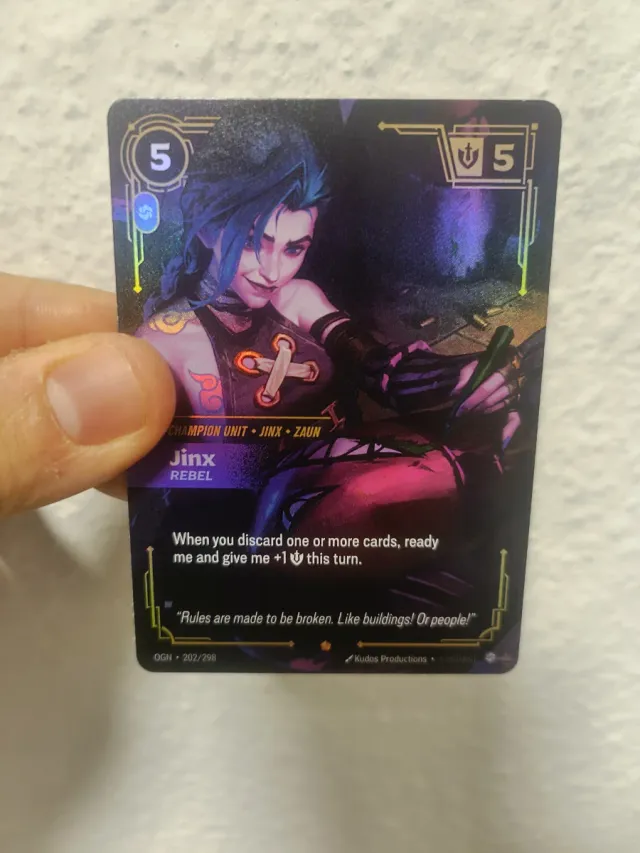 Carta Jinx Rebel OGN 202/298