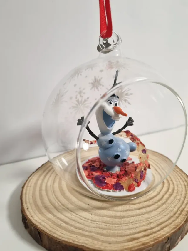 Adorno Navidad Olaf Frozen Disney Cristal ornament