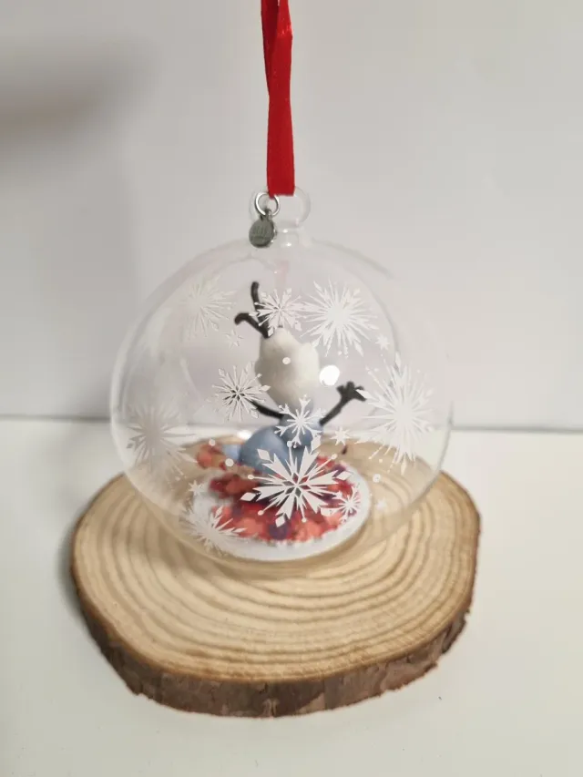 Adorno Navidad Olaf Frozen Disney Cristal ornament