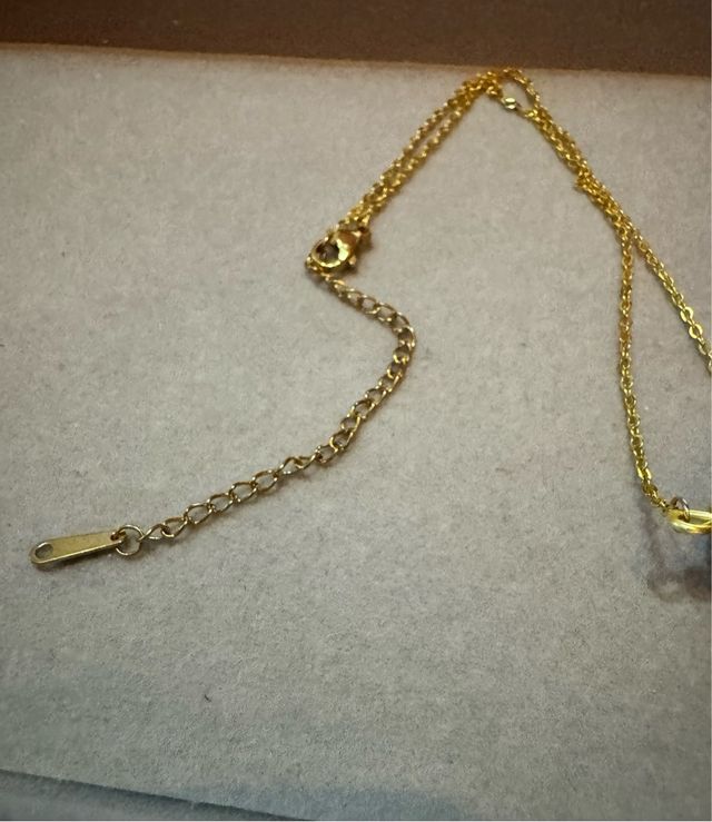 Colar de Ametista Dourado