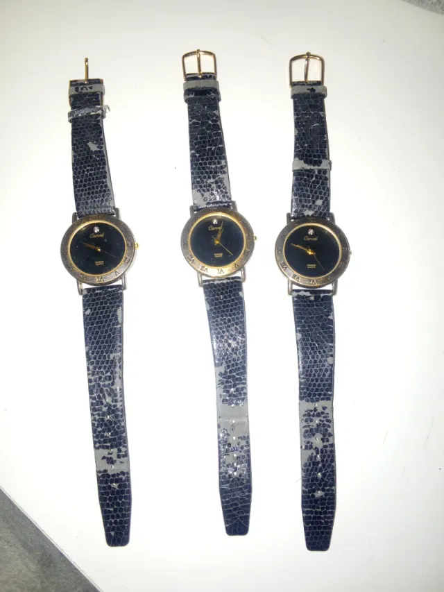 Orologio Carvel Nero e Oro