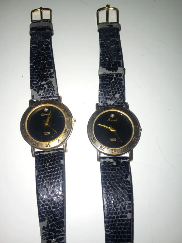 Orologio Carvel Nero e Oro