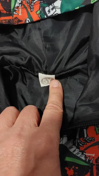 Giacca antivento bimbo con dinosauri