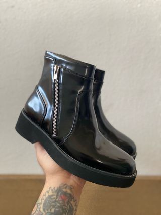 Stivaletti CafeNoir neri lucidi donna 37